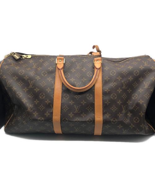 LOUIS VUITTON（ルイ ヴィトン）LOUIS VUITTON (ルイ ヴィトン) トラベルバッグ ブラウンの古着・服飾アイテム