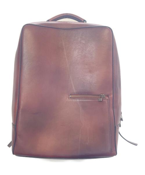 MOTHERHOUSE（マザーハウス）MOTHERHOUSE (マザーハウス) アンティークスクエアバックパック ブラウンの古着・服飾アイテム