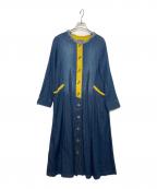 Pa-Nuパーヌ）の古着「デニムシャツワンピース」｜インディゴ