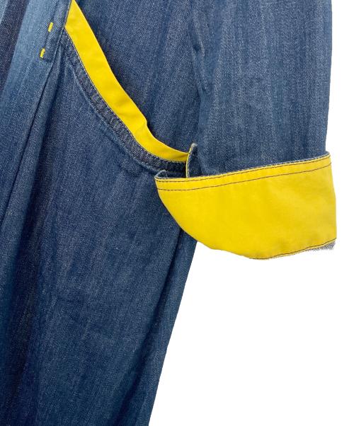 Pa-Nu（パーヌ）Pa-Nu (パーヌ) デニムシャツワンピース インディゴ サイズ:Mの古着・服飾アイテム