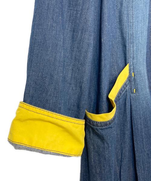 Pa-Nu（パーヌ）Pa-Nu (パーヌ) デニムシャツワンピース インディゴ サイズ:Mの古着・服飾アイテム