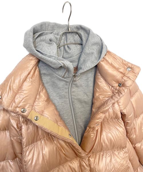 HERNO（ヘルノ）HERNO (ヘルノ) ドッキングダウンジャケット グレー×ピンク サイズ:40の古着・服飾アイテム