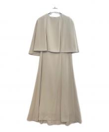 anuans（アニュアンス）の古着「2WAYケープナローワンピース」｜ベージュ