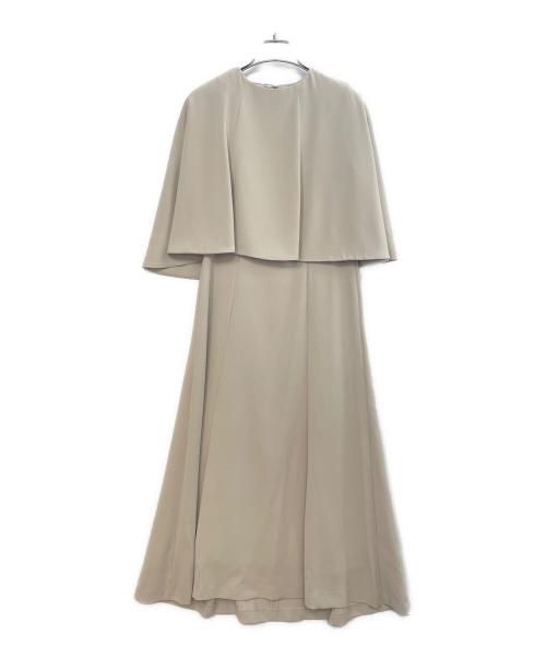 anuans（アニュアンス）anuans (アニュアンス) 2WAYケープナローワンピース ベージュ サイズ:Ｓの古着・服飾アイテム