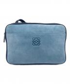 LOEWEロエベ）の古着「ショルダーバッグ」｜ブルー×ブラック