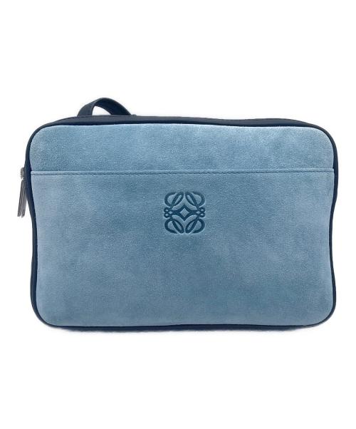 LOEWE（ロエベ）LOEWE (ロエベ) ショルダーバッグ ブルー×ブラックの古着・服飾アイテム