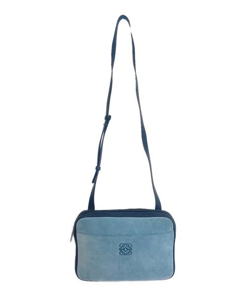 LOEWE（ロエベ）LOEWE (ロエベ) ショルダーバッグ ブルー×ブラックの古着・服飾アイテム