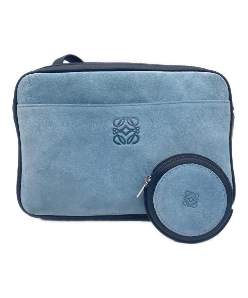 LOEWE（ロエベ）LOEWE (ロエベ) ショルダーバッグ ブルー×ブラックの古着・服飾アイテム