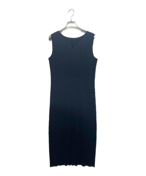 PLEATS PLEASE（プリーツプリーズ）PLEATS PLEASE (プリーツプリーズ) ノースリーブワンピース ブラック サイズ:5の古着・服飾アイテム