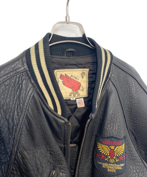 ROBO（ロボ）ROBO (ロボ) フライトジャケット ブラック サイズ:Mの古着・服飾アイテム