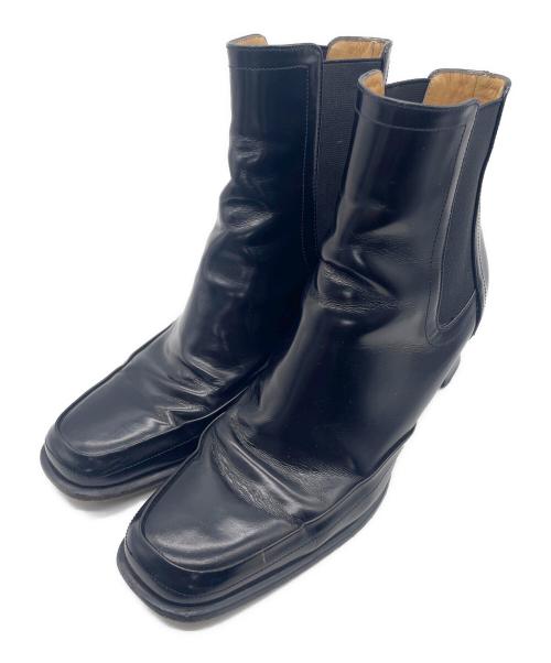 HERMES（エルメス）HERMES (エルメス) サイドゴアブーツ ブラック サイズ:36 1/2の古着・服飾アイテム