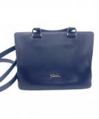 LONGCHAMPロンシャン）の古着「2WAYショルダーバッグ」｜ネイビー