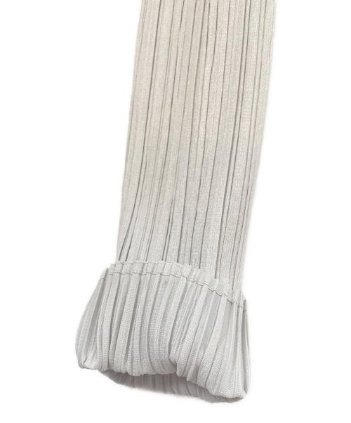 PLEATS PLEASE（プリーツプリーズ）PLEATS PLEASE (プリーツプリーズ) 長袖ブラウス グレー サイズ:3の古着・服飾アイテム