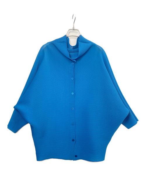 ISSEY MIYAKE MEN（イッセイミヤケメン）ISSEY MIYAKE MEN (イッセイミヤケメン) 薄手カーディガン ブルー サイズ:表記不明の古着・服飾アイテム