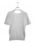 PLEATS PLEASE（プリーツプリーズ）の古着「半袖ブラウス」｜グレー