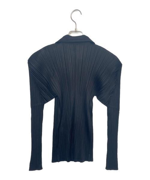 PLEATS PLEASE（プリーツプリーズ）PLEATS PLEASE (プリーツプリーズ) 長袖シャツ ブラック サイズ:3の古着・服飾アイテム