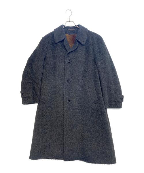 YANASE collection（ヤナセコレクション）YANASE collection (ヤナセコレクション) ウールコート グレー×ブラウン サイズ:表記無の古着・服飾アイテム