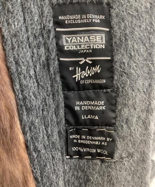 YANASE collection（ヤナセコレクション）YANASE collection (ヤナセコレクション) ウールコート グレー×ブラウン サイズ:表記無の古着・服飾アイテム