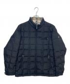 BURBERRY BLACK LABELバーバリーブラックレーベル）の古着「ダウンジャケット」｜ブラック