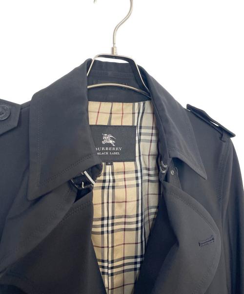 BURBERRY BLACK LABEL（バーバリーブラックレーベル）BURBERRY BLACK LABEL (バーバリーブラックレーベル) トレンチコート ブラック サイズ:Mの古着・服飾アイテム