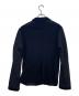 ARMANI JEANS (アルマーニジーンズ) ARMANI JEANS アルマーニジーンズ ウール切り替え テーラードジャケット 30 anniversario jacket エンブレム刺繍入り ブラック サイズ:XS：5000円