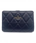 Kate Spadeケイトスペード）の古着「2つ折り財布」｜ブラック