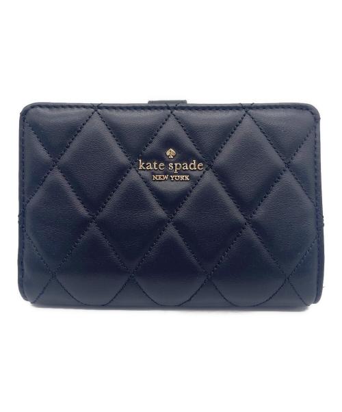 Kate Spade（ケイトスペード）Kate Spade (ケイトスペード) 2つ折り財布 ブラックの古着・服飾アイテム