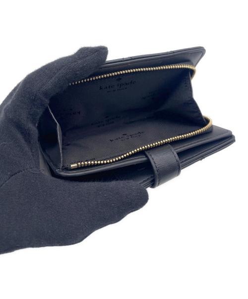 Kate Spade（ケイトスペード）Kate Spade (ケイトスペード) 2つ折り財布 ブラックの古着・服飾アイテム