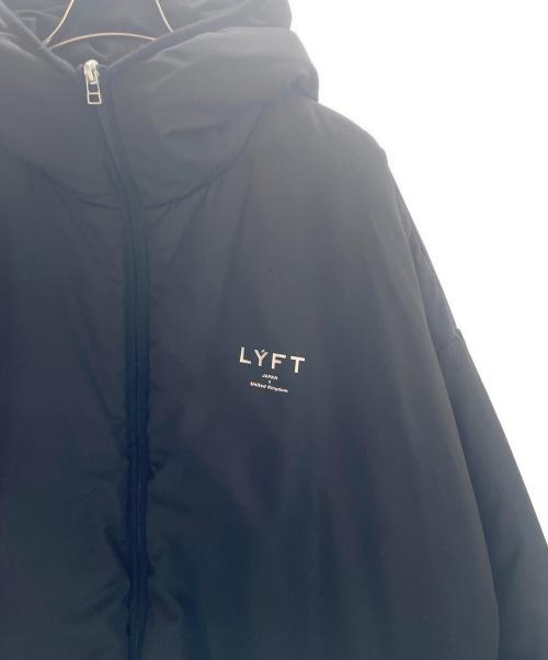 Lyft（リフト）Lyft (リフト) 中綿ジャケット ブラック サイズ:Lの古着・服飾アイテム