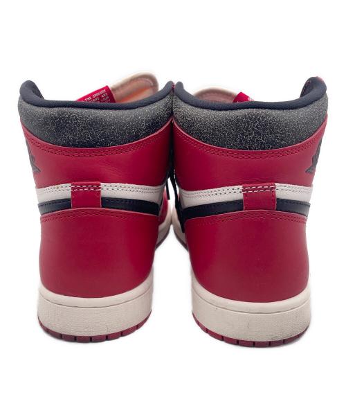 NIKE（ナイキ）NIKE (ナイキ) NIKE Air Jordan 1(ナイキ ジョーダン1) レッド×ホワイト サイズ:27の古着・服飾アイテム