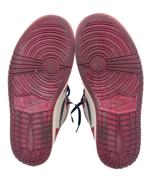 NIKE（ナイキ）NIKE (ナイキ) NIKE Air Jordan 1(ナイキ ジョーダン1) レッド×ホワイト サイズ:27の古着・服飾アイテム