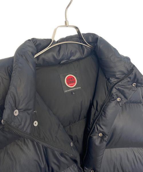 LUCKY STRIKE（ラッキーストライク）LUCKY STRIKE (ラッキーストライク) ダウンジャケット ブラック サイズ:Lの古着・服飾アイテム