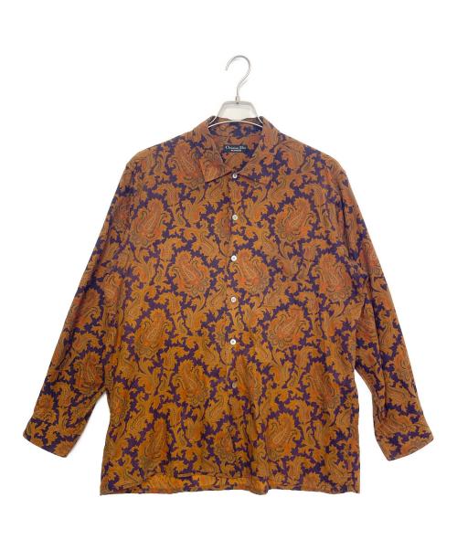 Christian Dior MONSIEUR（クリスチャンディオールムッシュ）Christian Dior MONSIEUR (クリスチャンディオールムッシュ) 長袖シャツ オレンジ サイズ:Lの古着・服飾アイテム