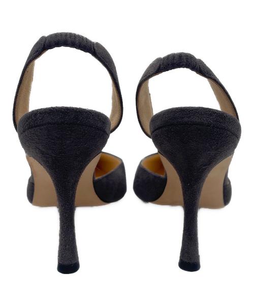 Manolo Blahnik（マノロブラニク）Manolo Blahnik (マノロブラニク) スウェードパンプス グレー サイズ:36の古着・服飾アイテム