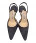 中古・古着 Manolo Blahnik (マノロブラニク) スウェードパンプス グレー サイズ:36：10000円