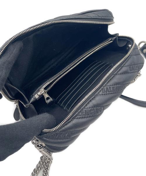 BALENCIAGA（バレンシアガ）BALENCIAGA (バレンシアガ) チェーンショルダーバッグ ブラックの古着・服飾アイテム