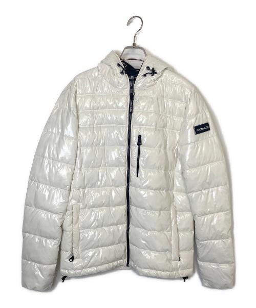 Calvin Klein（カルバンクライン）Calvin Klein (カルバンクライン) ダウンジャケット ホワイト サイズ:Sの古着・服飾アイテム