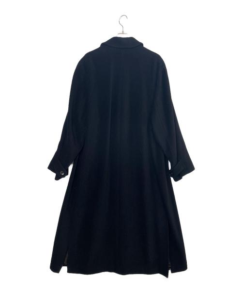 KENZO（ケンゾー）KENZO (ケンゾー) ウールステンカラーコート ブラック サイズ:表記不明の古着・服飾アイテム