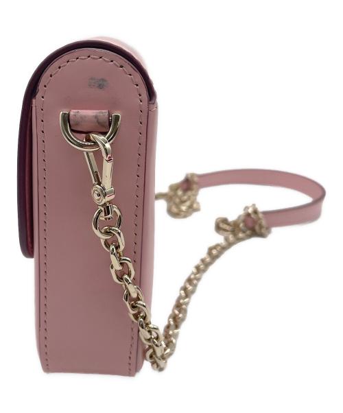 Cartier（カルティエ）Cartier (カルティエ) チェーンショルダーバッグ ピンクの古着・服飾アイテム