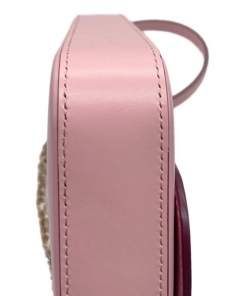 Cartier（カルティエ）Cartier (カルティエ) チェーンショルダーバッグ ピンクの古着・服飾アイテム