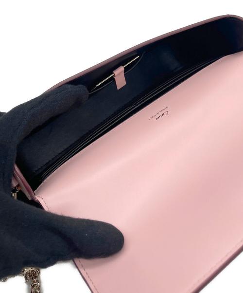 Cartier（カルティエ）Cartier (カルティエ) チェーンショルダーバッグ ピンクの古着・服飾アイテム