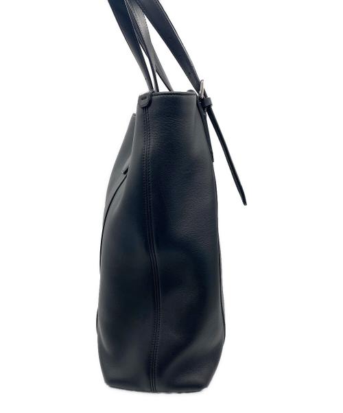 dunhill（ダンヒル）dunhill (ダンヒル) レザートートバッグ ブラックの古着・服飾アイテム