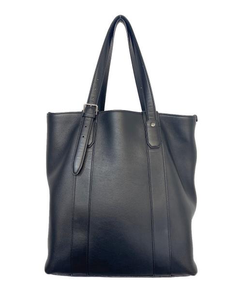 dunhill（ダンヒル）dunhill (ダンヒル) レザートートバッグ ブラックの古着・服飾アイテム