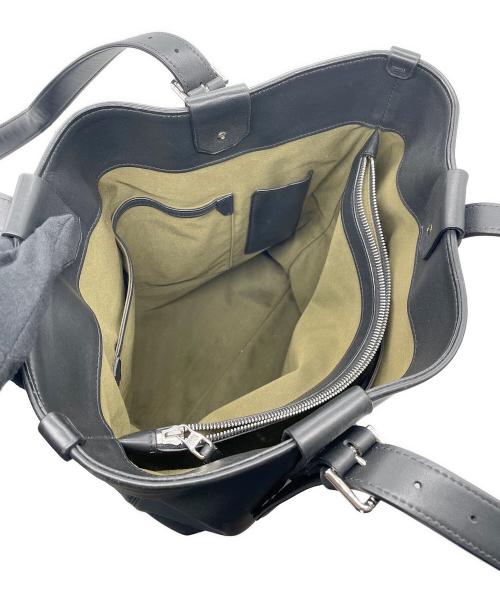 dunhill（ダンヒル）dunhill (ダンヒル) レザートートバッグ ブラックの古着・服飾アイテム