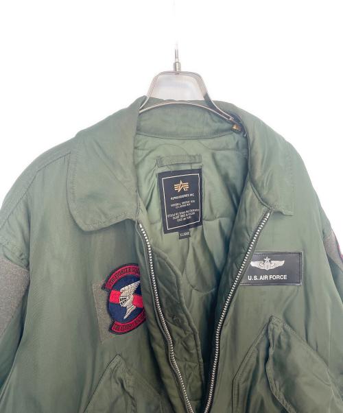 AVIREX（アヴィレックス）AVIREX (アヴィレックス) フライトジャケット カーキ サイズ:XLの古着・服飾アイテム