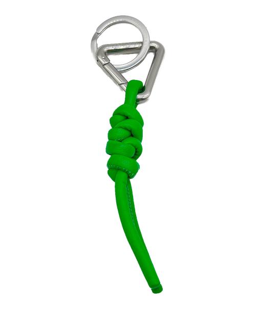 BOTTEGA VENETA（ボッテガベネタ）BOTTEGA VENETA (ボッテガベネタ) トライアングルキーリング グリーンの古着・服飾アイテム