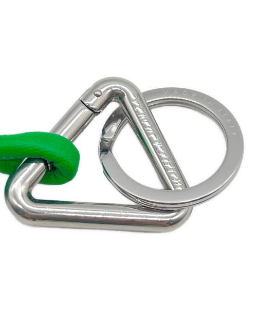 BOTTEGA VENETA（ボッテガベネタ）BOTTEGA VENETA (ボッテガベネタ) トライアングルキーリング グリーンの古着・服飾アイテム