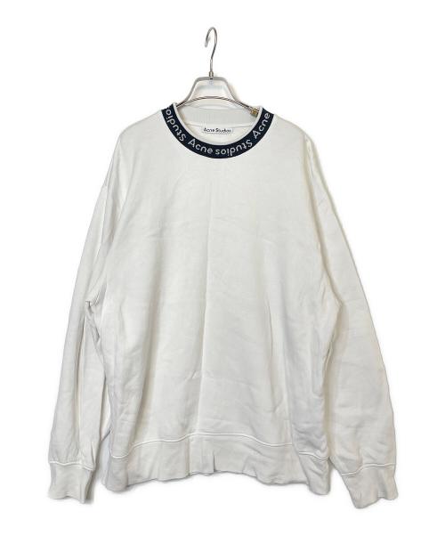 Acne studios（アクネ ストゥディオズ）Acne studios (アクネ ストゥディオス) スウェット ホワイト サイズ:Lの古着・服飾アイテム