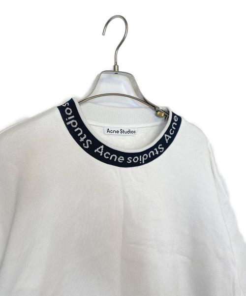 Acne studios（アクネ ストゥディオズ）Acne studios (アクネ ストゥディオス) スウェット ホワイト サイズ:Lの古着・服飾アイテム