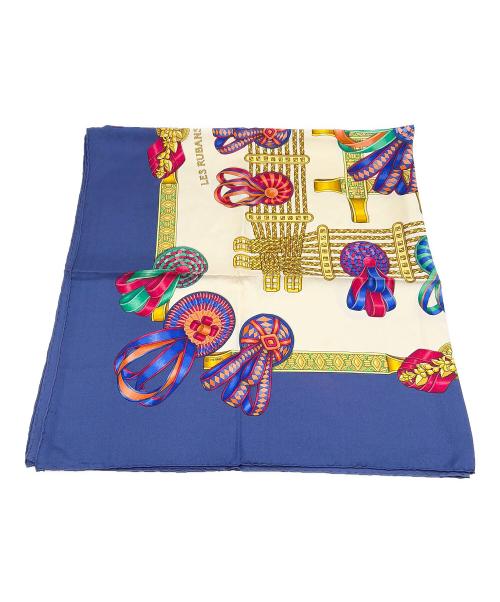 HERMES（エルメス）HERMES (エルメス) スカーフ ブルーの古着・服飾アイテム